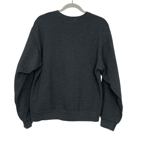 Jerzees NuBlend Grey & Blue Colorado RMNP Moose Graphic Sweatshirt - Picture 5 of 7